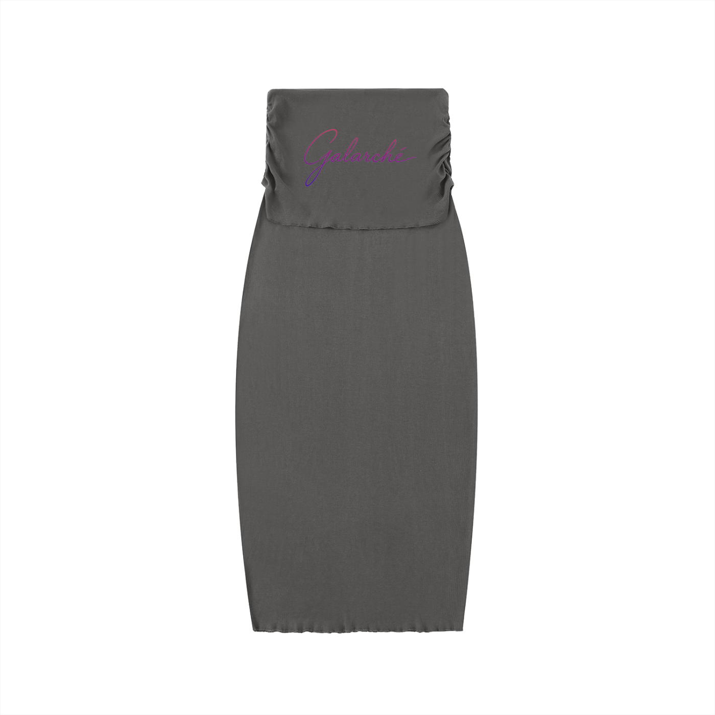 Galarche Script Straight Hip-Hugging Slim Skirt