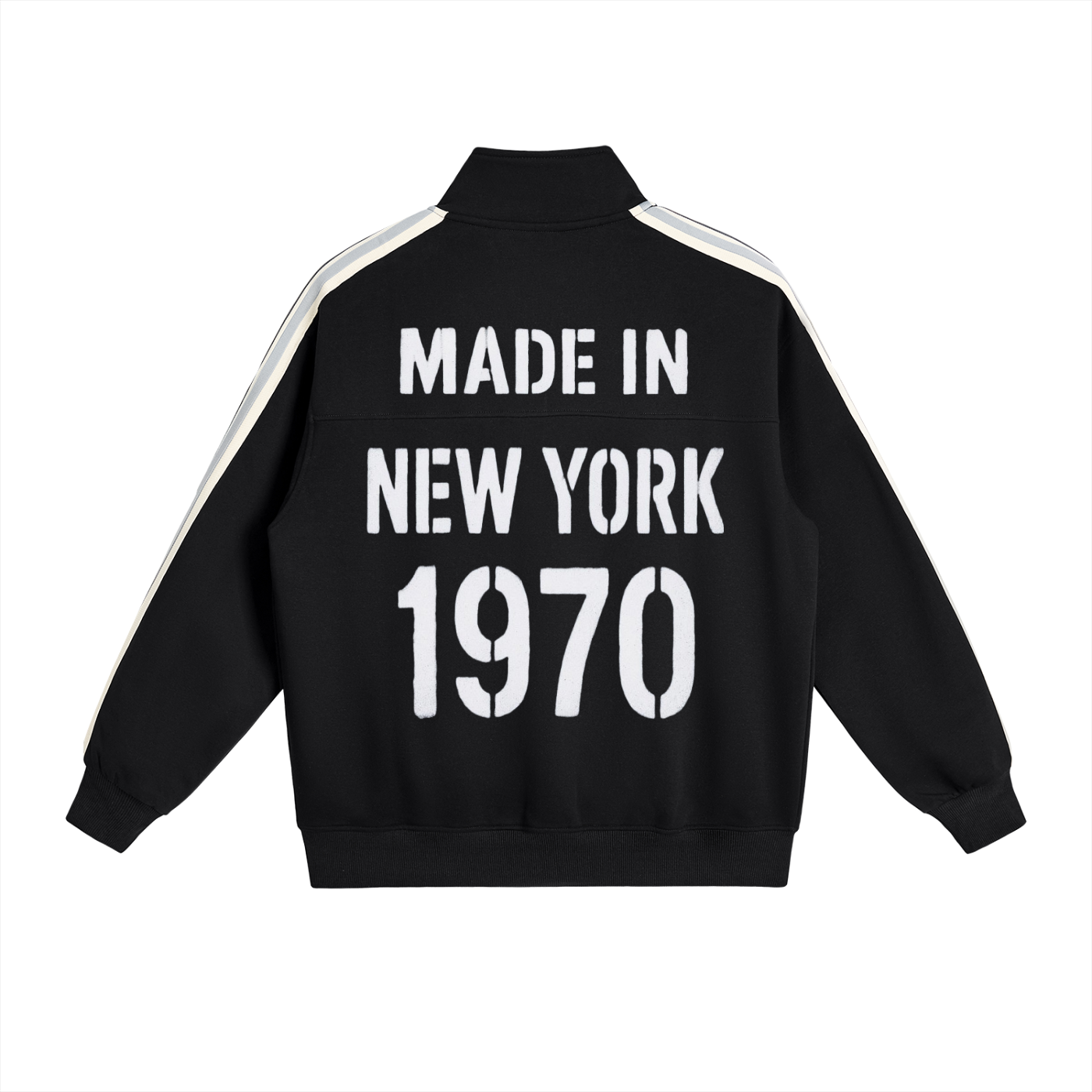 Galarche Side-Stripe Stand Collar Jacket