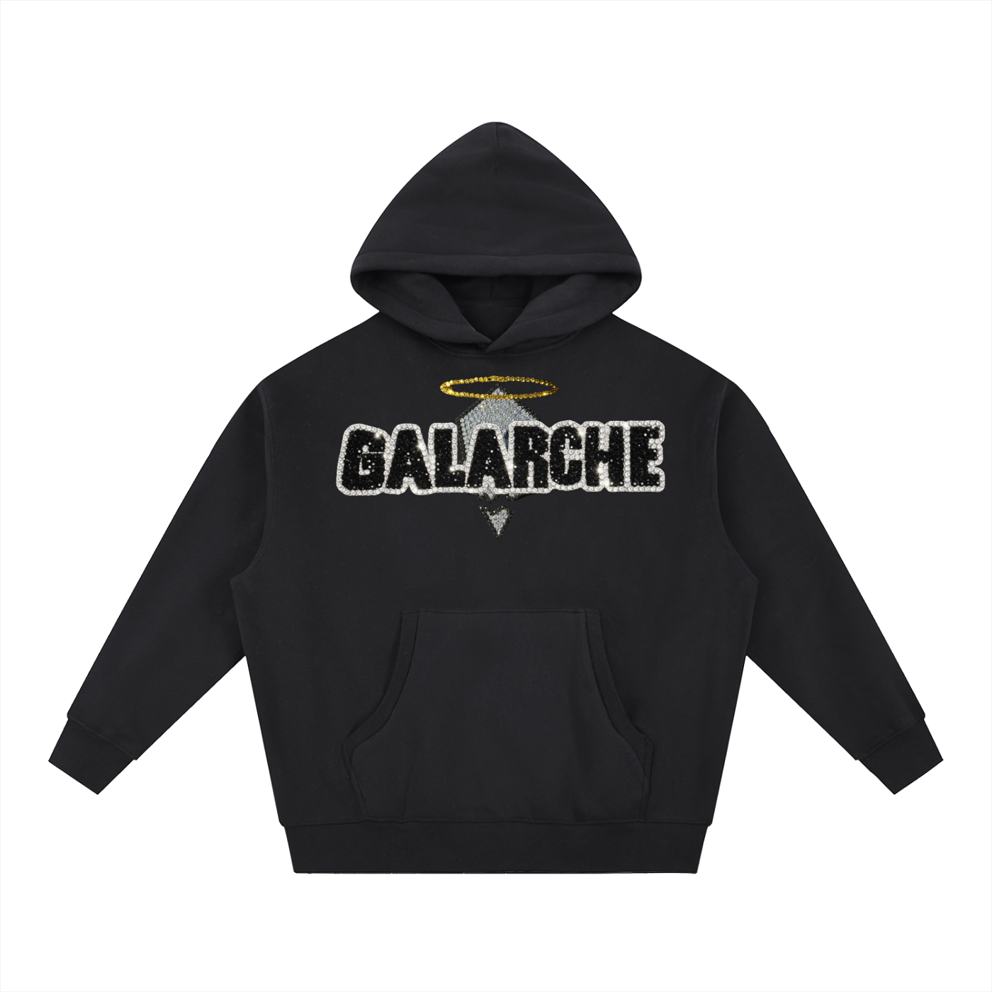 Galarche Dead Star Oversized Boxy Fit Fleece Hoodie
