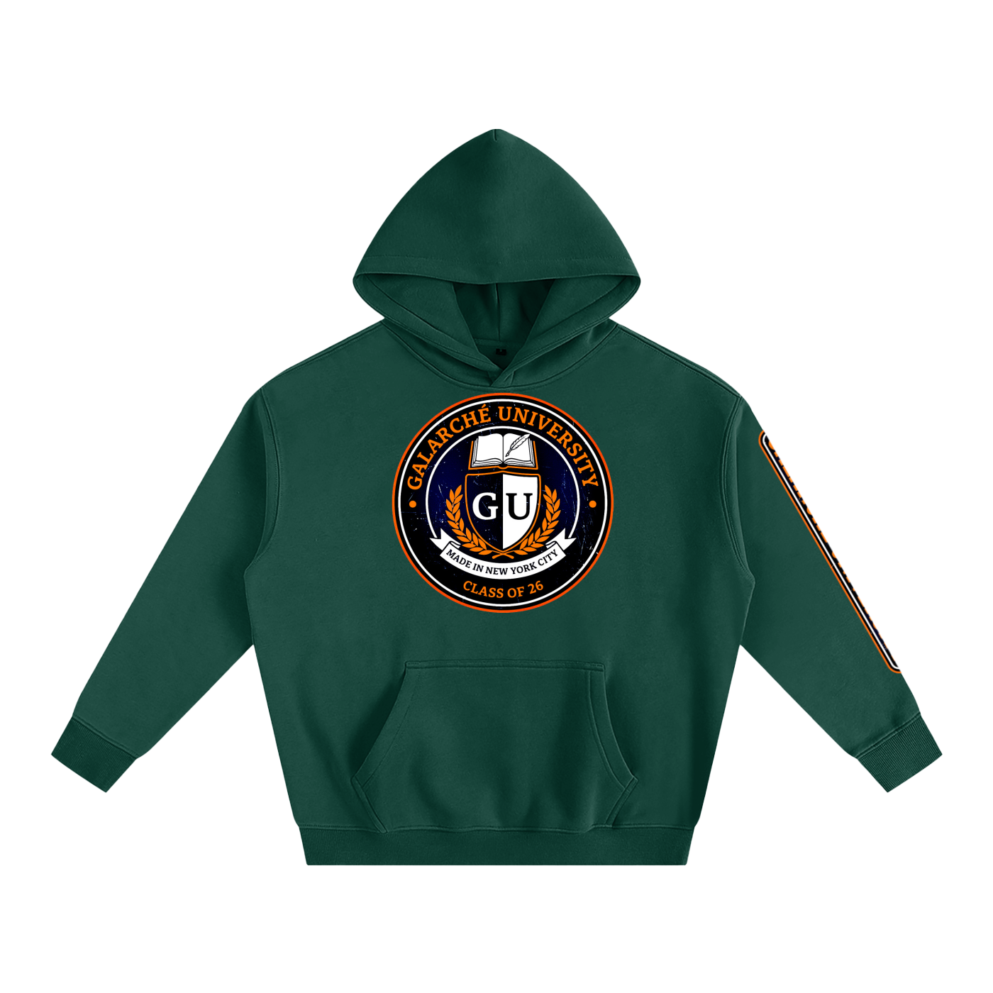 Galarche University Oversize Fleeced Hoodie