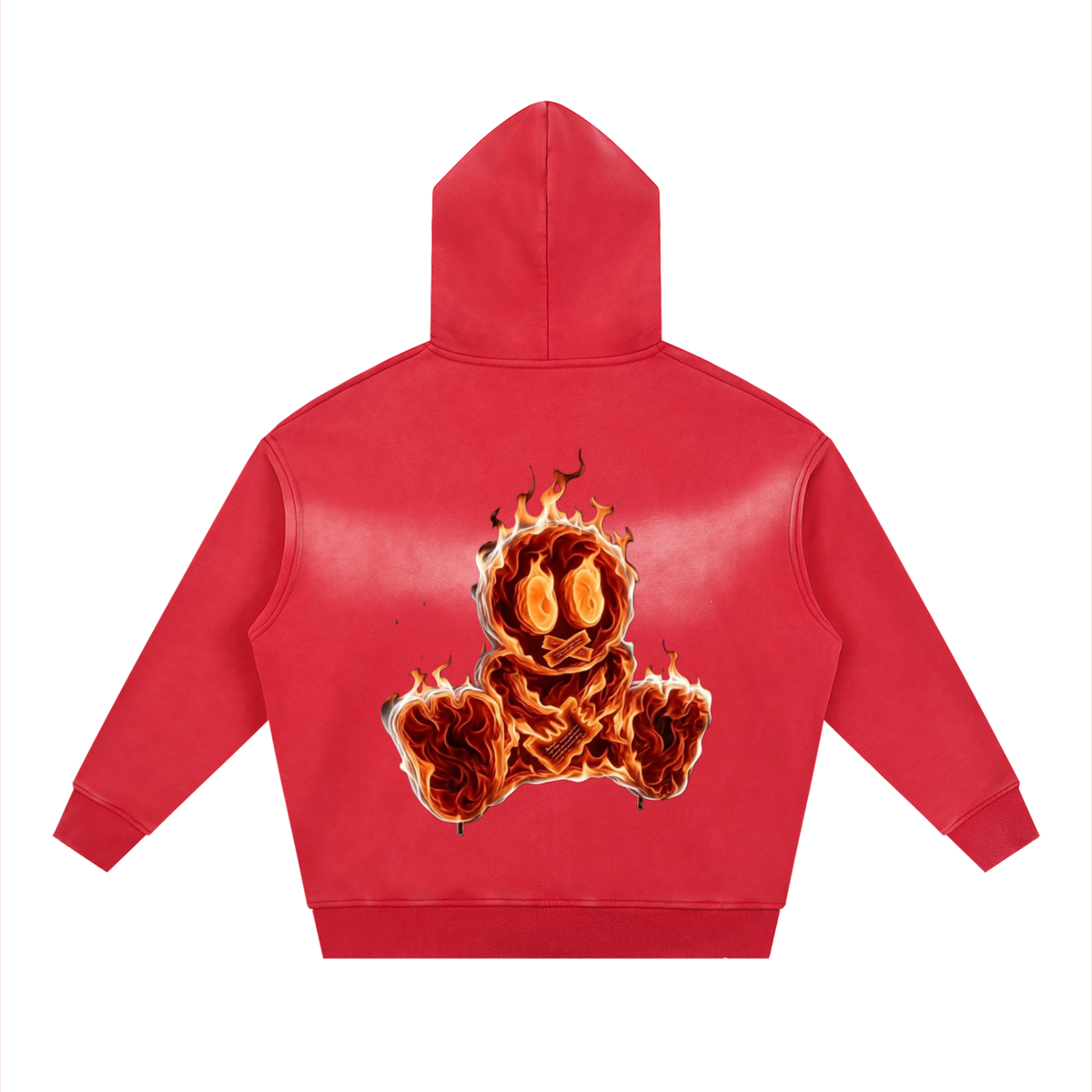 Fire BagBabyXGalarche Two-way Zipper Boxy Fleece Hoodie