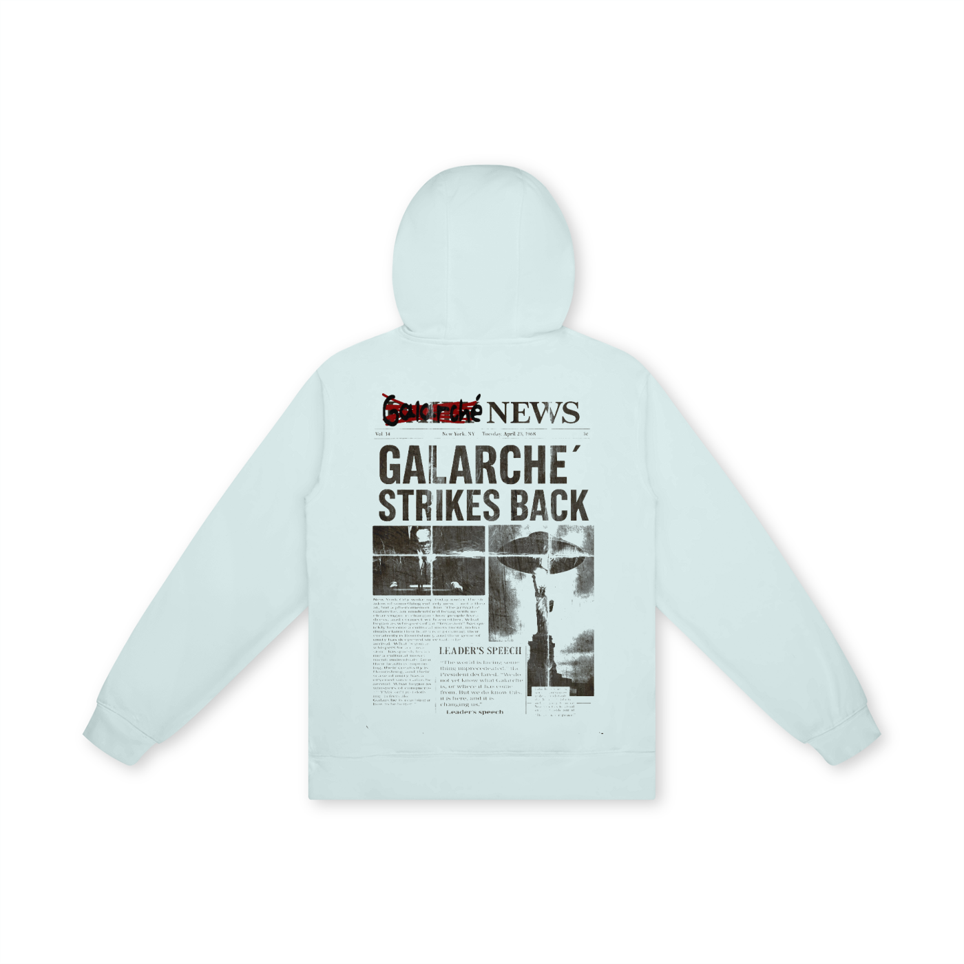 Galarche News Cotton Hoodie