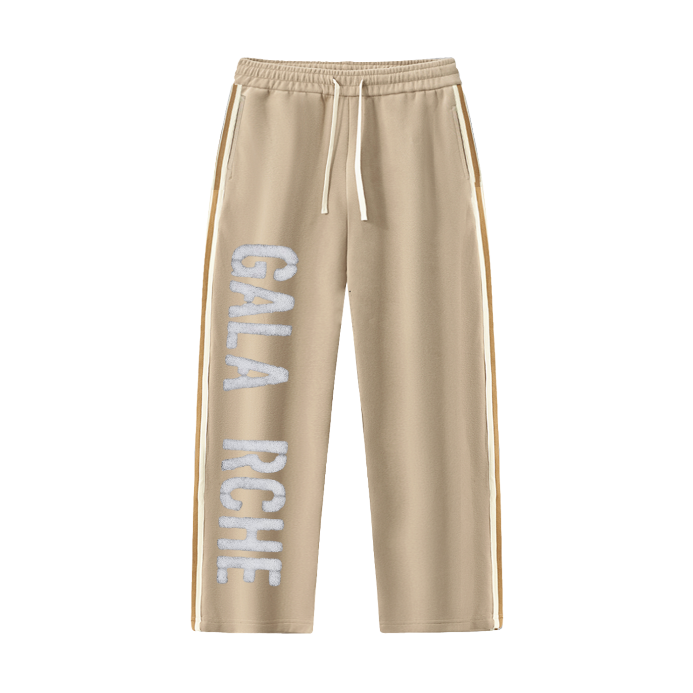 Galarche Side-Stripe Straight-Leg  Pants