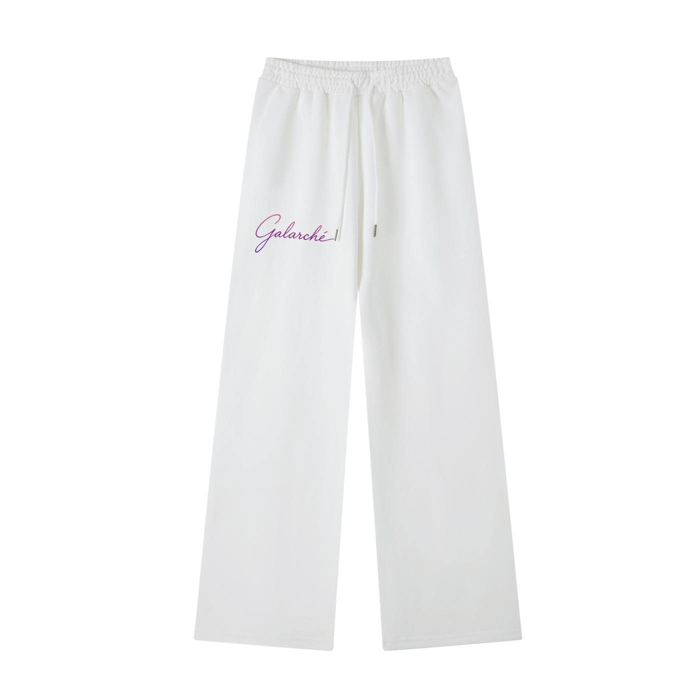 Galarche Script Essential Straight-Leg Sweatpants