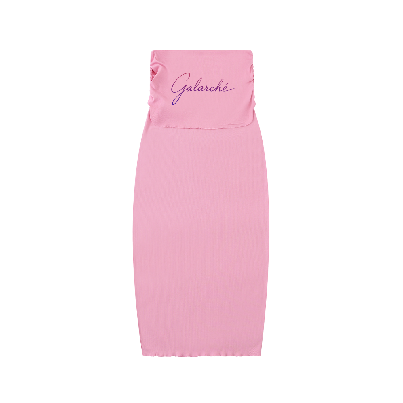 Galarche Script Straight Hip-Hugging Slim Skirt