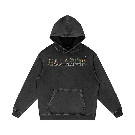 Classic Galarche Camouflage Loose Cotton Hoodie