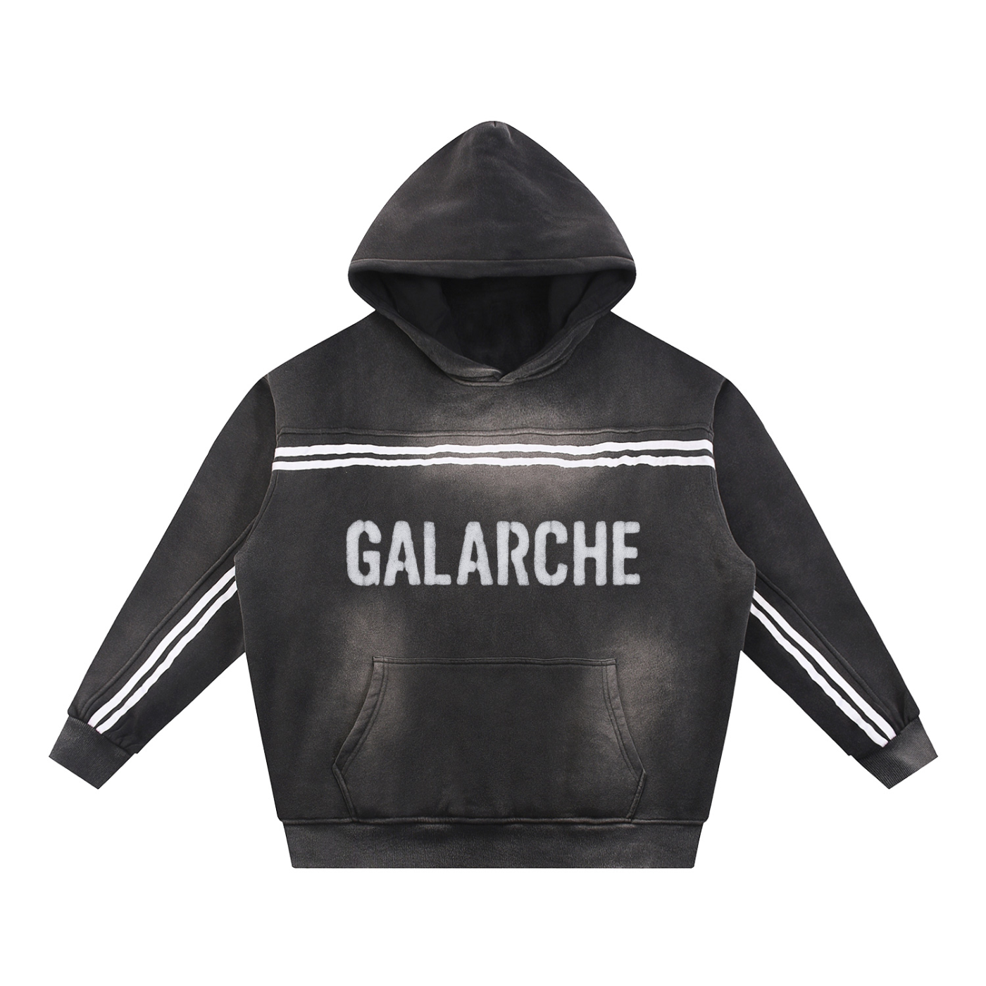 Galarche Contrast Tape Fleece Hoodie