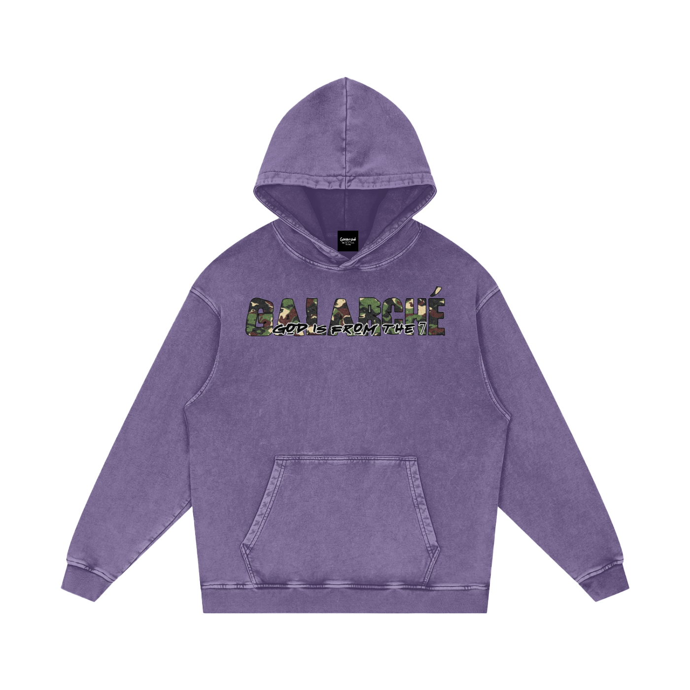 Classic Galarche Camouflage Loose Cotton Hoodie