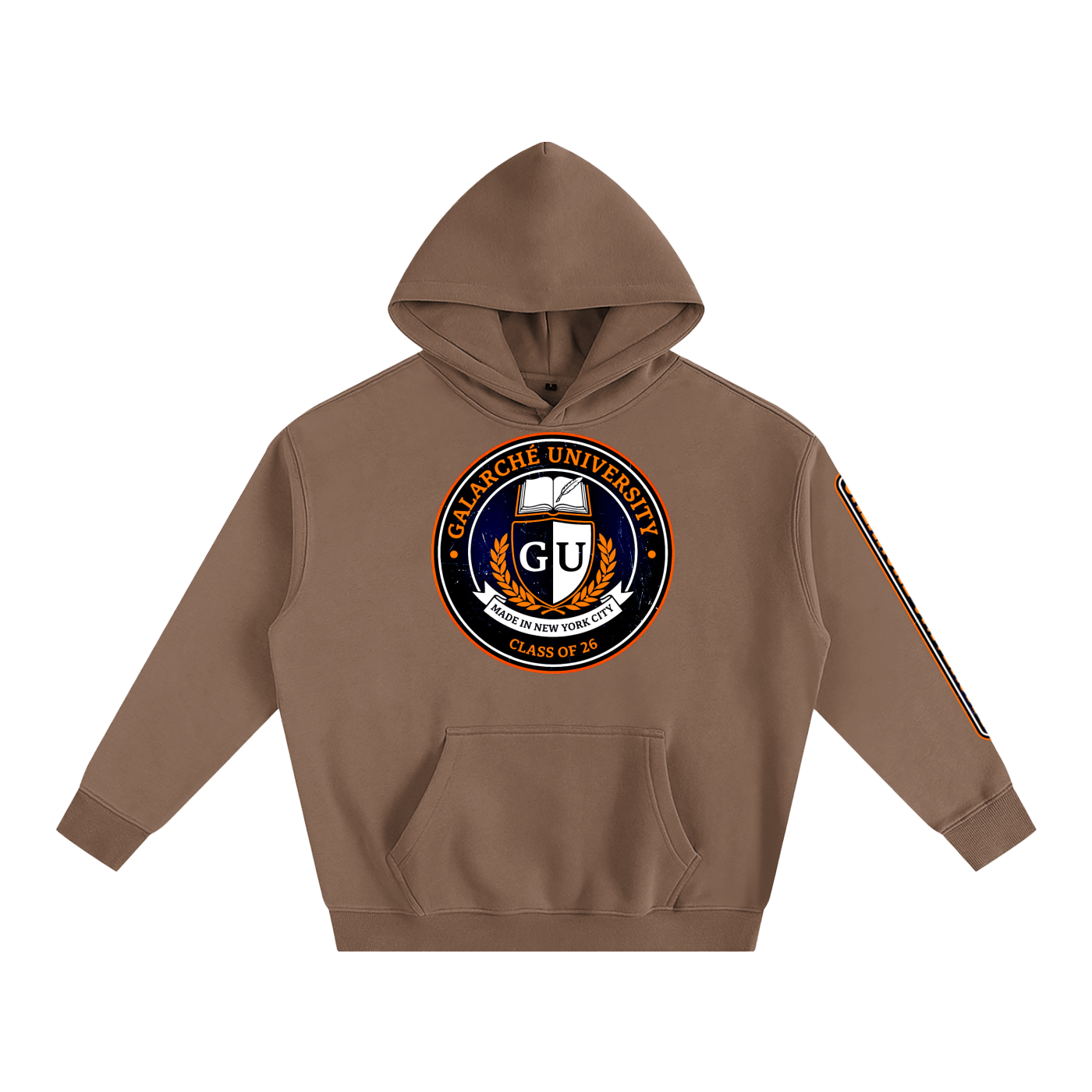 Galarche University Oversize Fleeced Hoodie