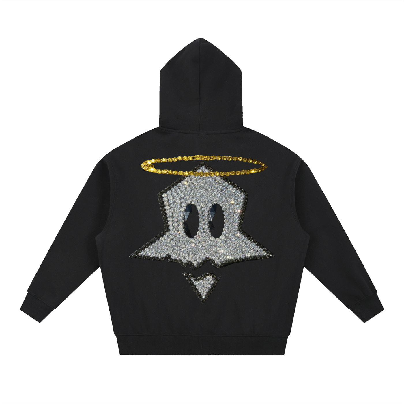 Galarche Dead Star Oversized Boxy Fit Fleece Hoodie