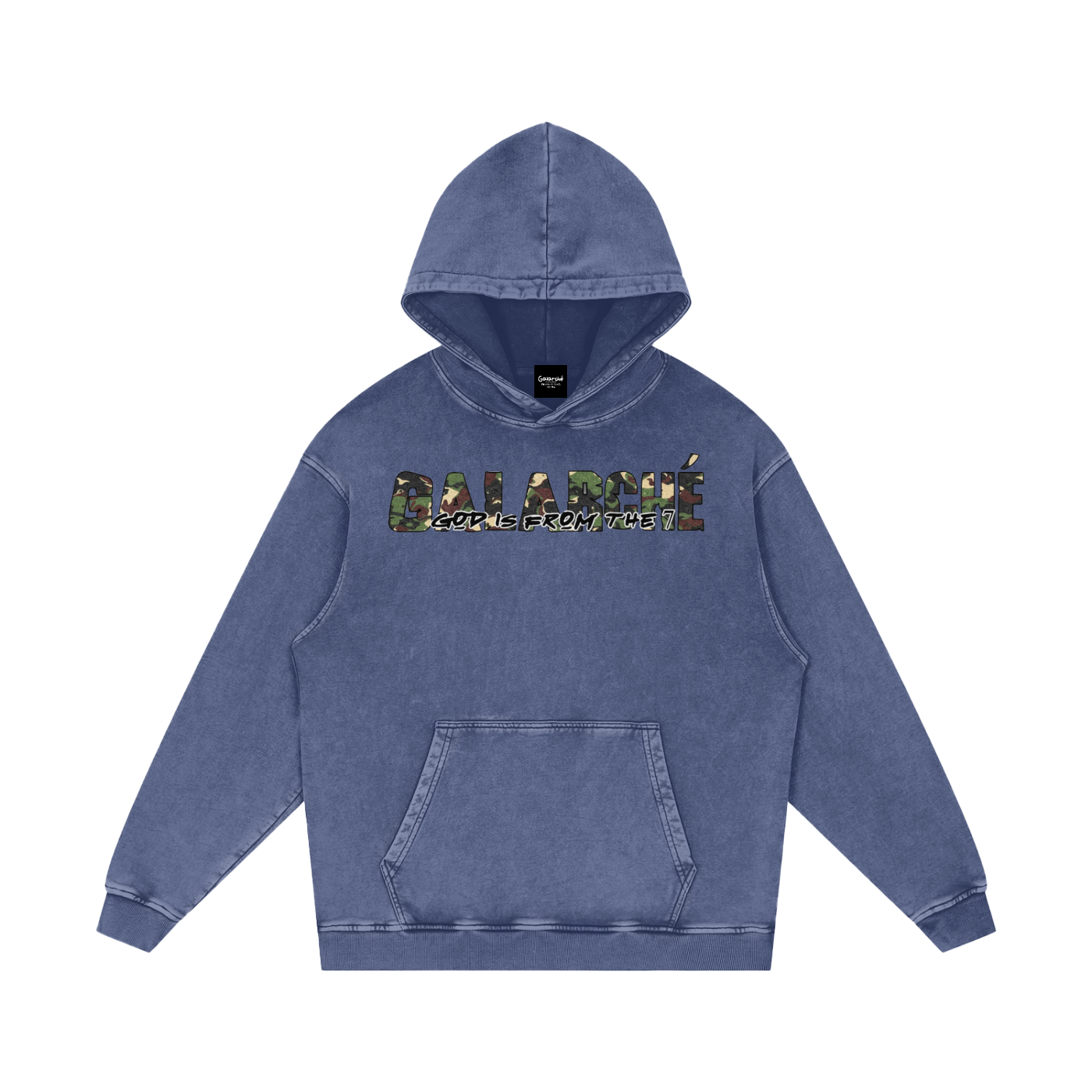 Classic Galarche Camouflage Loose Cotton Hoodie