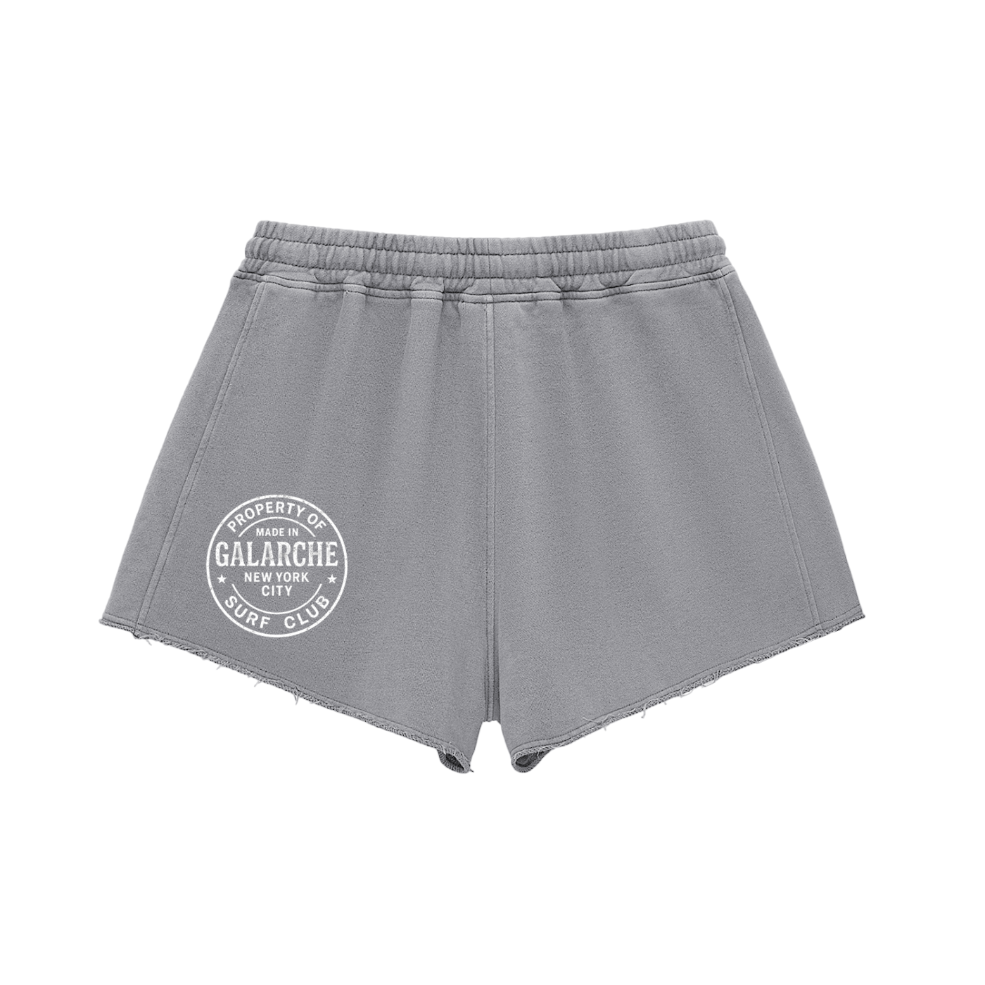Galarche Vintage Raw Edge Drawstring Shorts