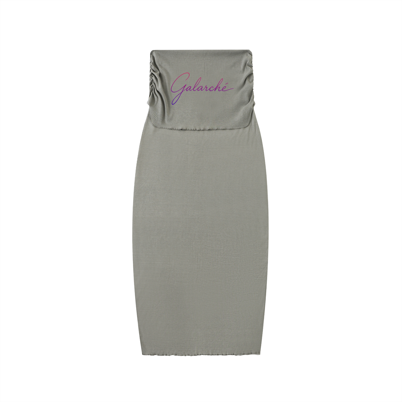 Galarche Script Straight Hip-Hugging Slim Skirt