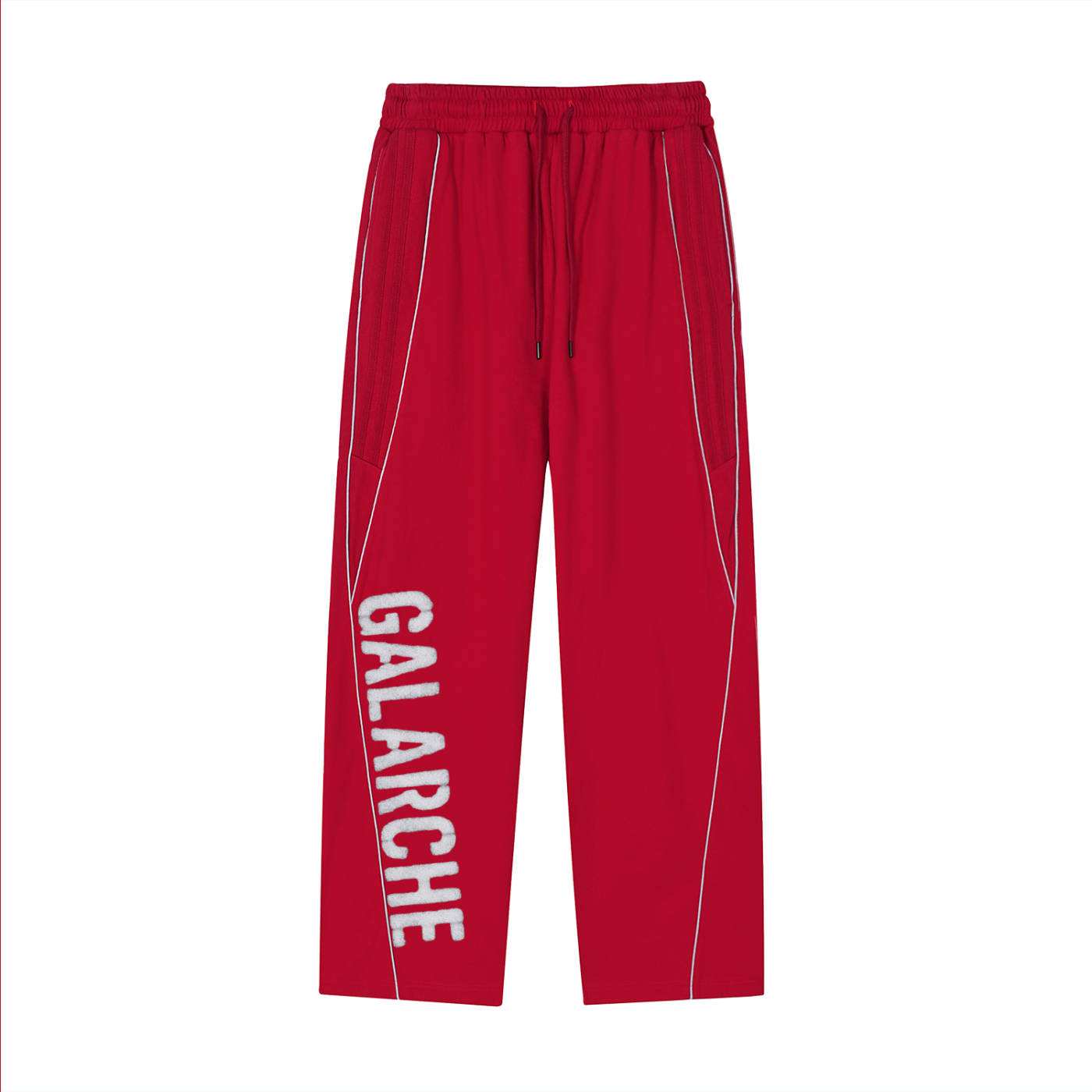 Galarche Reflection Striped Straight-Leg Sweatpants