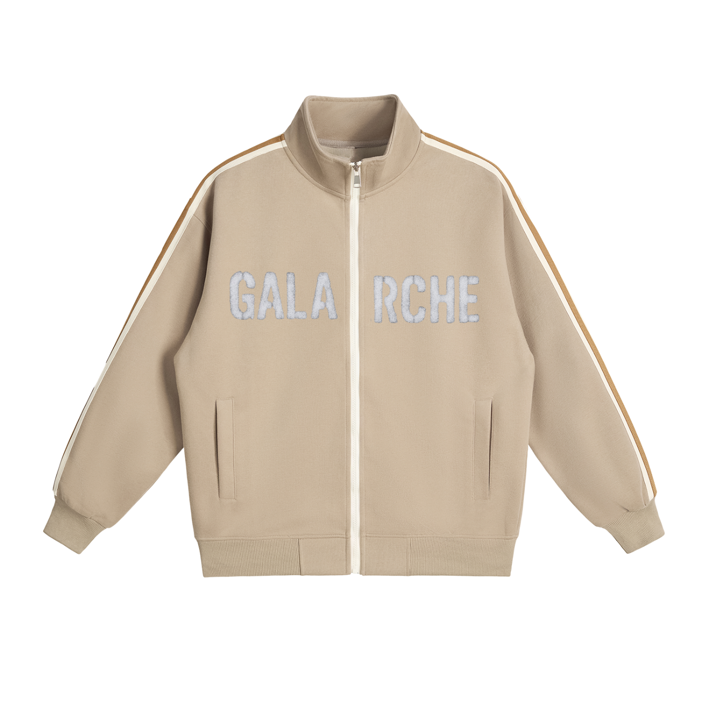 Galarche Side-Stripe Stand Collar  Jacket