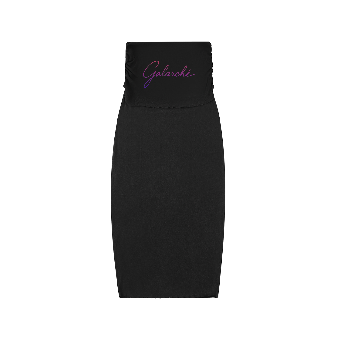 Galarche Script Straight Hip-Hugging Slim Skirt