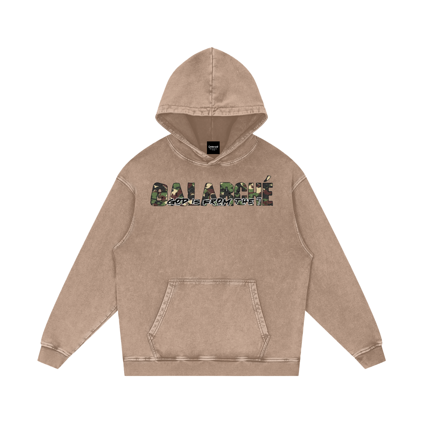Classic Galarche Camouflage Loose Cotton Hoodie