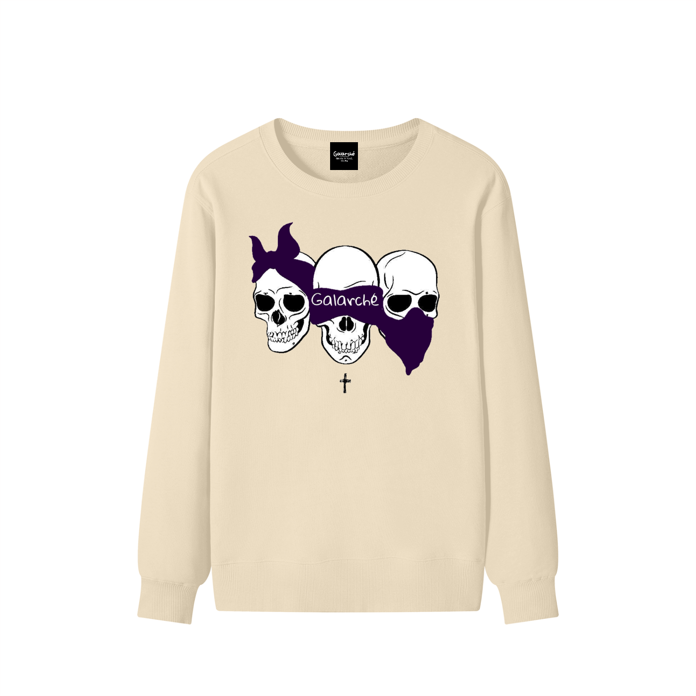 Classic Galarche 3 Skull Cotton Sweater
