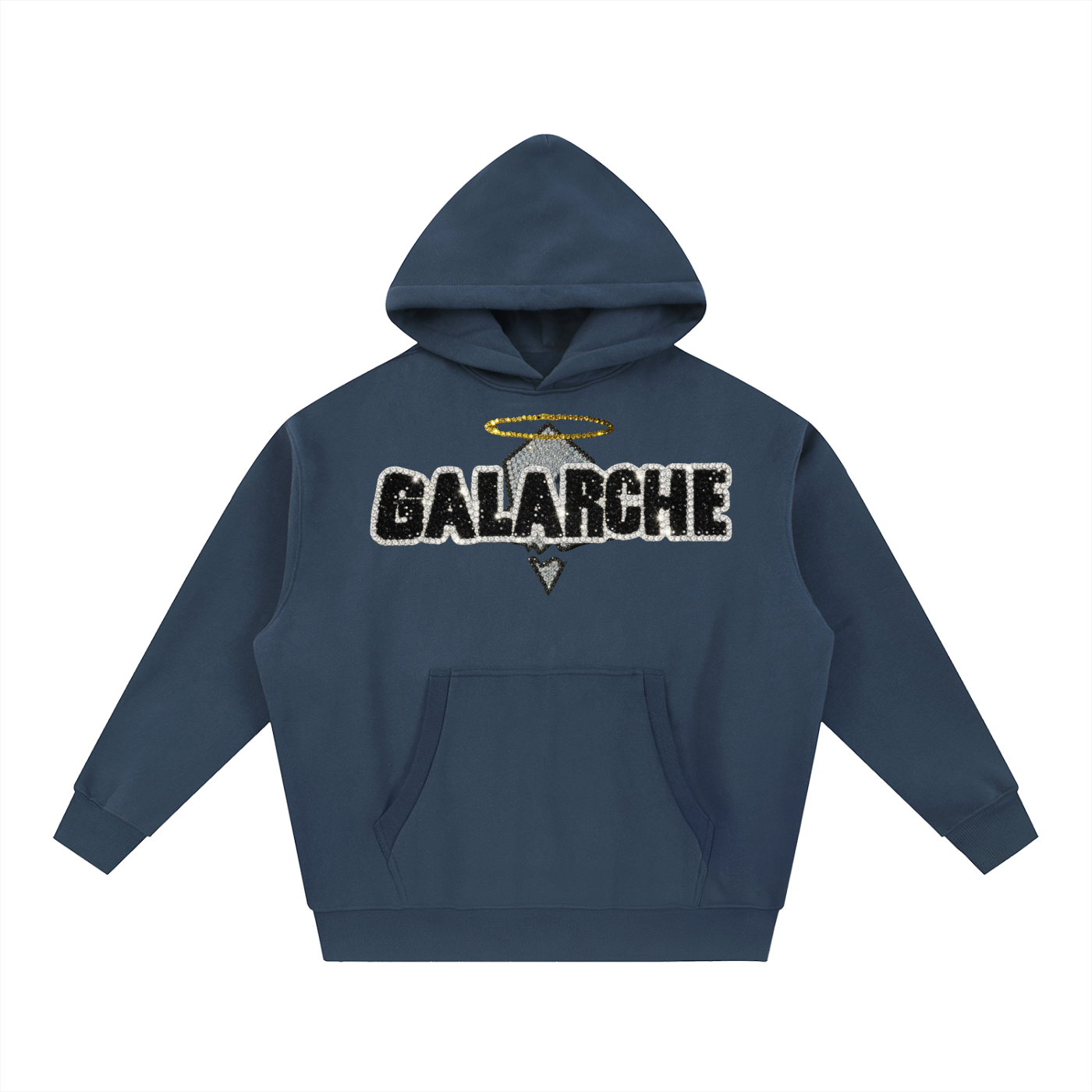 Galarche Dead Star Oversized Boxy Fit Fleece Hoodie