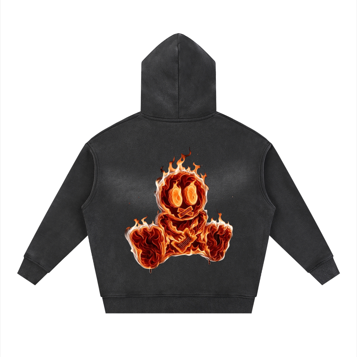 Fire BagBabyXGalarche Two-way Zipper Boxy Fleece Hoodie