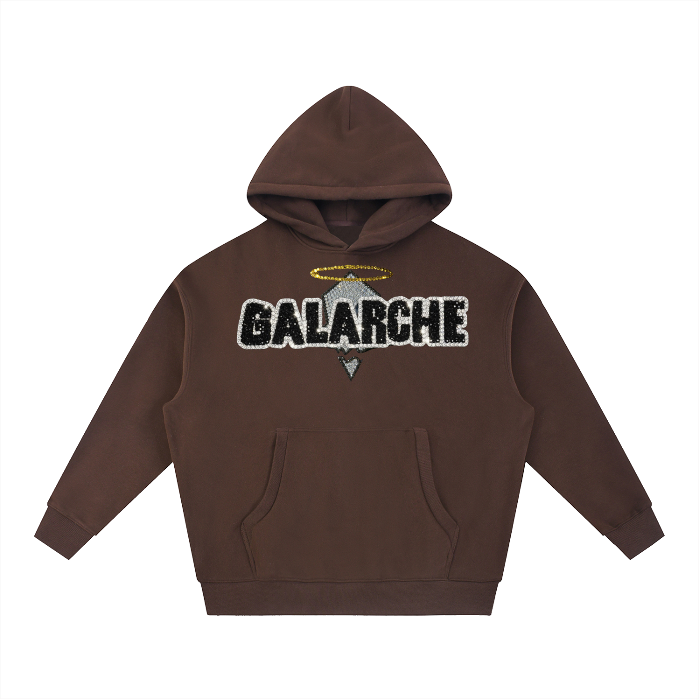 Galarche Dead Star Oversized Boxy Fit Fleece Hoodie