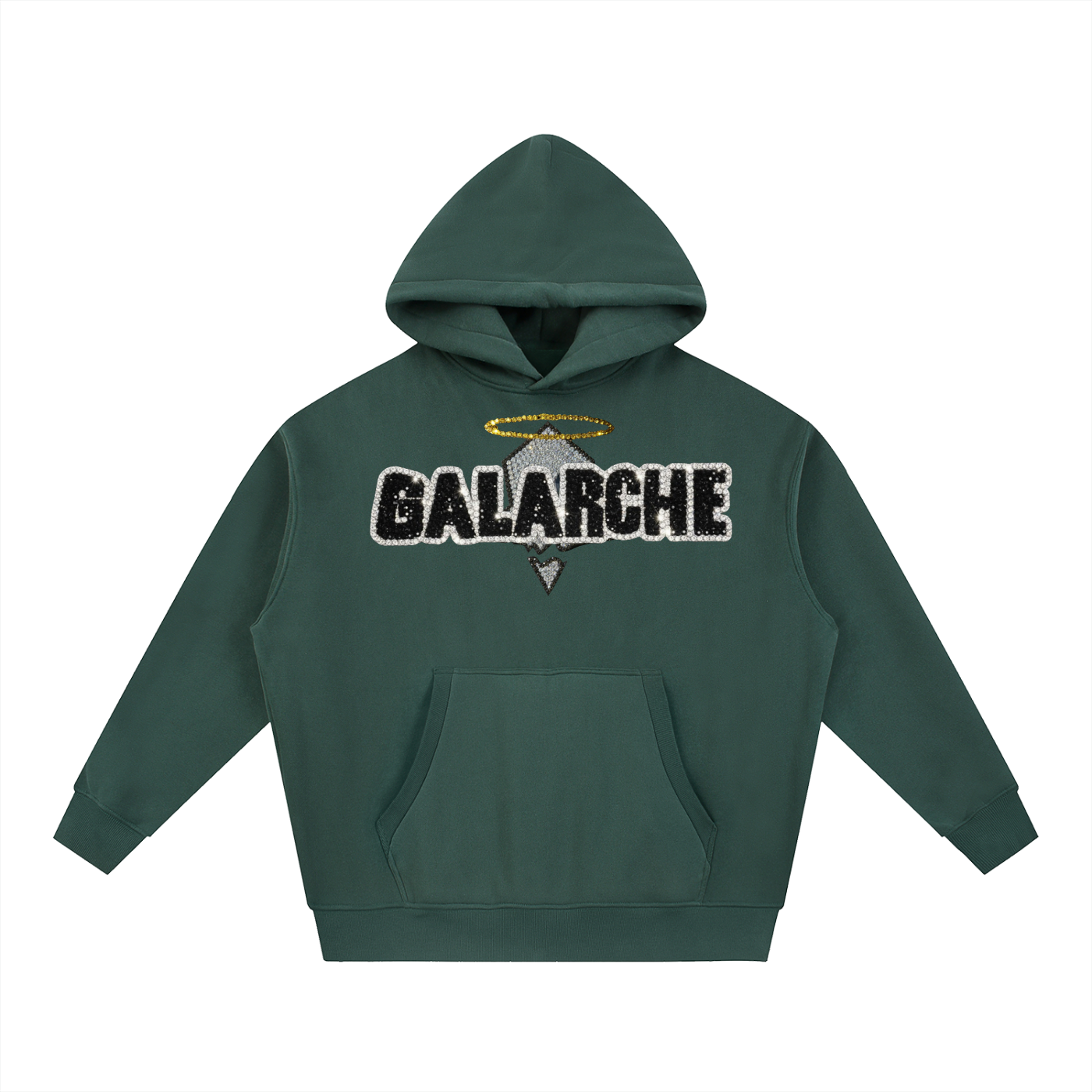 Galarche Dead Star Oversized Boxy Fit Fleece Hoodie