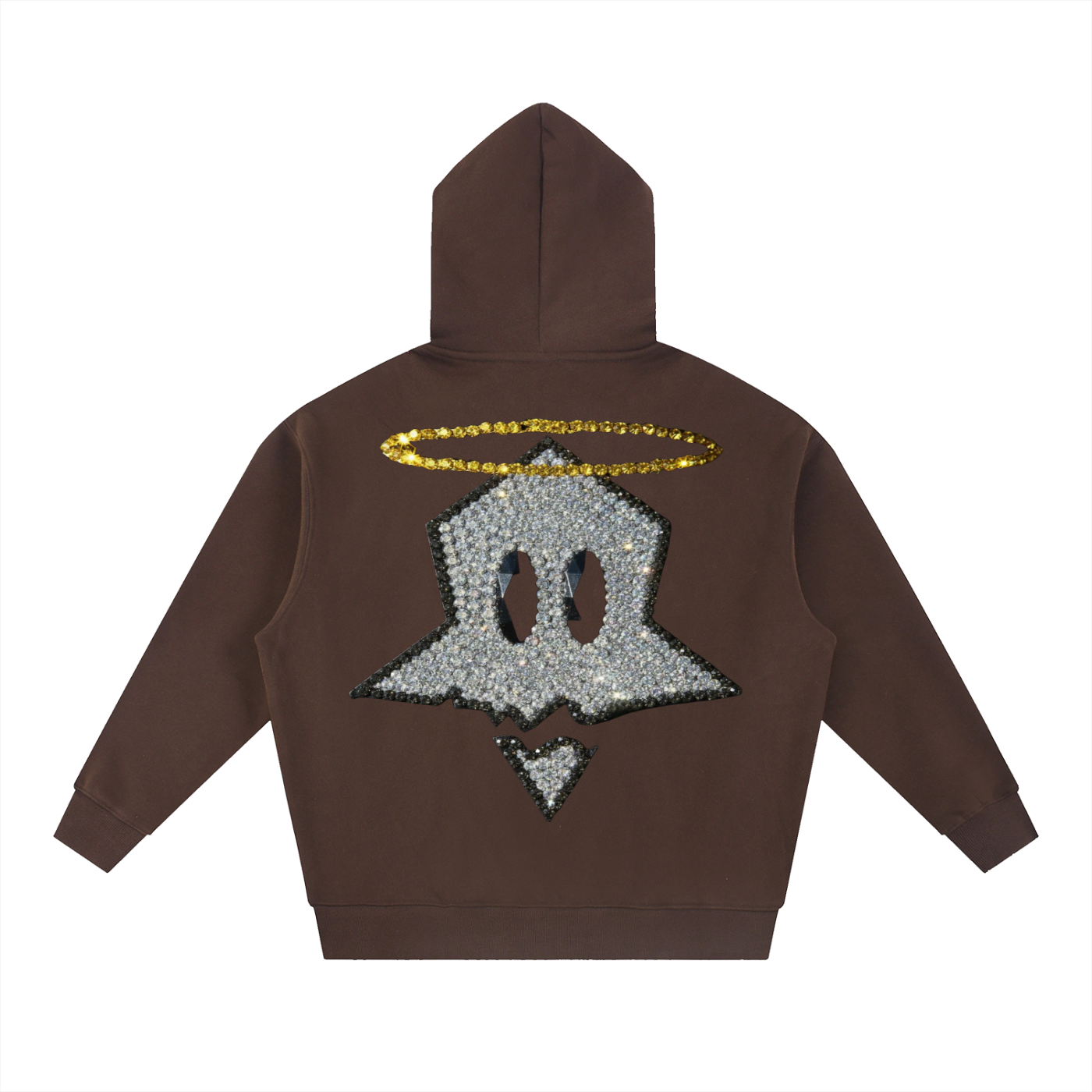 Galarche Dead Star Oversized Boxy Fit Fleece Hoodie