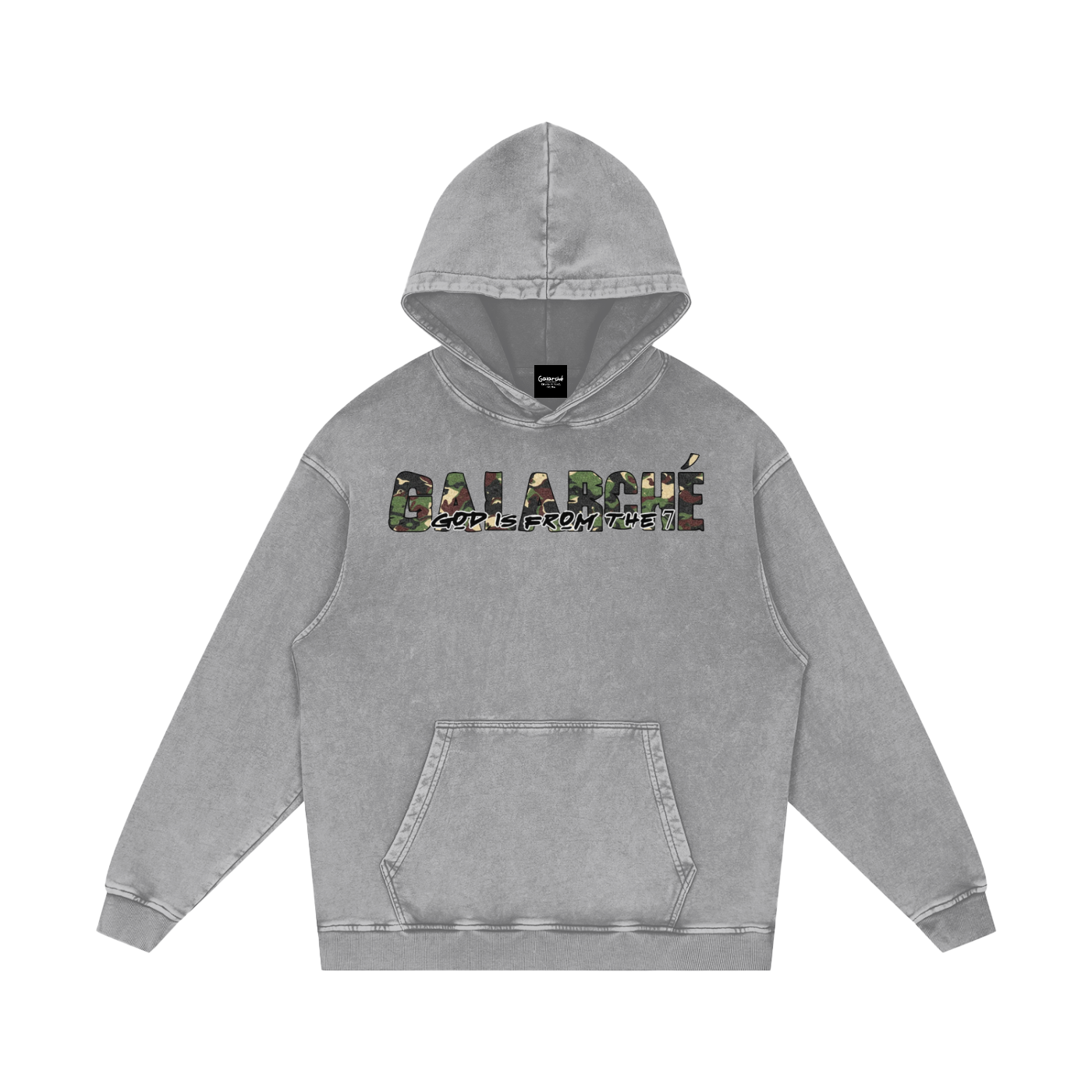 Classic Galarche Camouflage Loose Cotton Hoodie