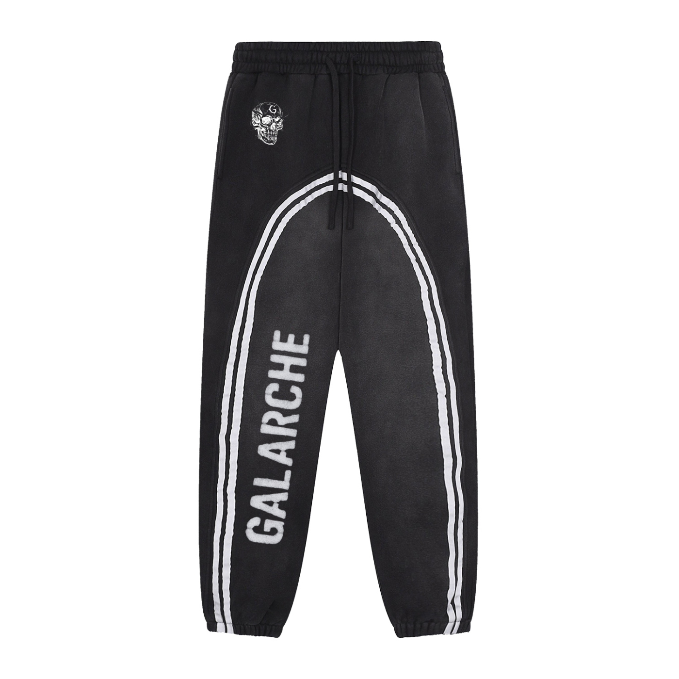 Galarche Contrast Tape Fleece Jogged Sweatpants