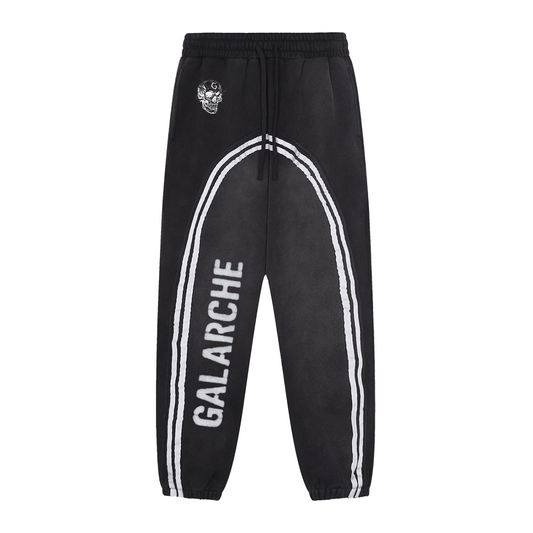 Galarche Contrast Tape Fleece Jogged Sweatpants