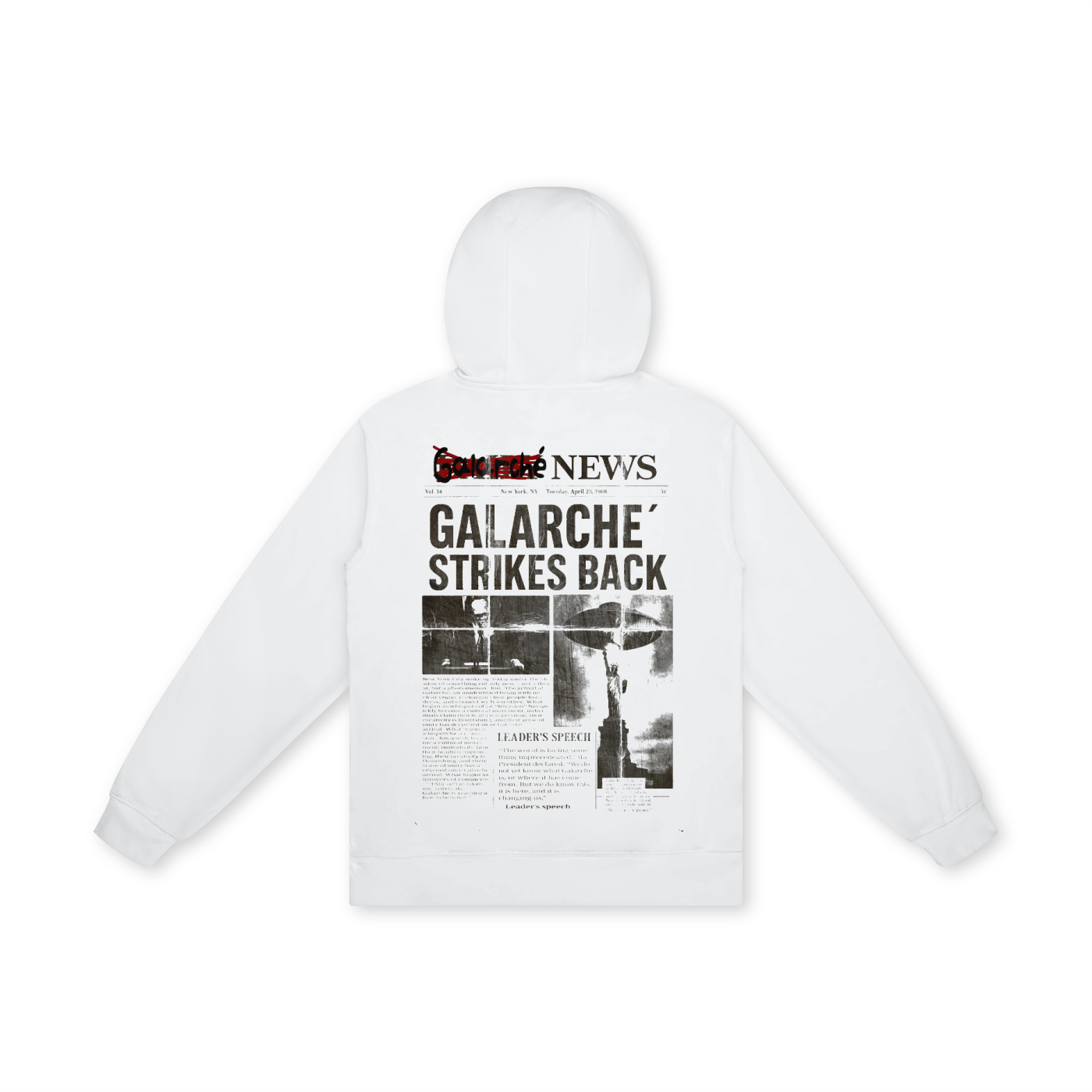 Galarche News Cotton Hoodie