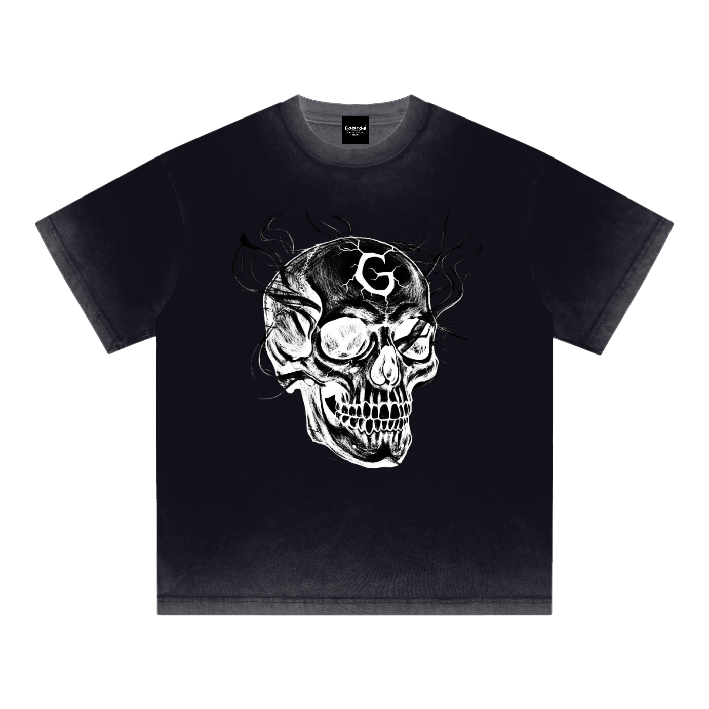 Galarche Skull Loose Cotton T-Shirt