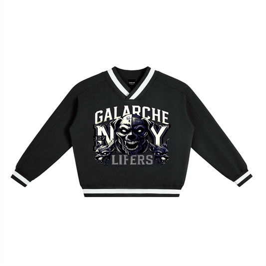 Galarche Lifers Contrast Collar Boxy Sweatshirt