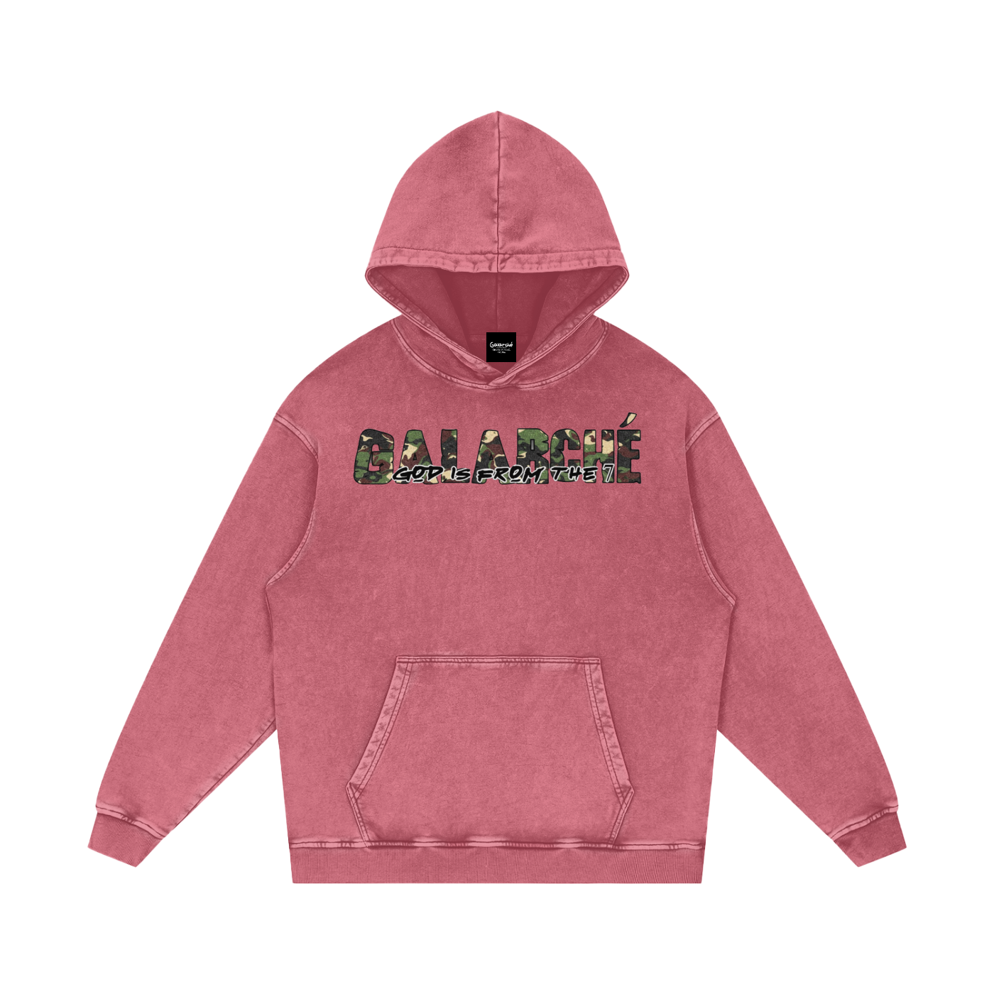 Classic Galarche Camouflage Loose Cotton Hoodie