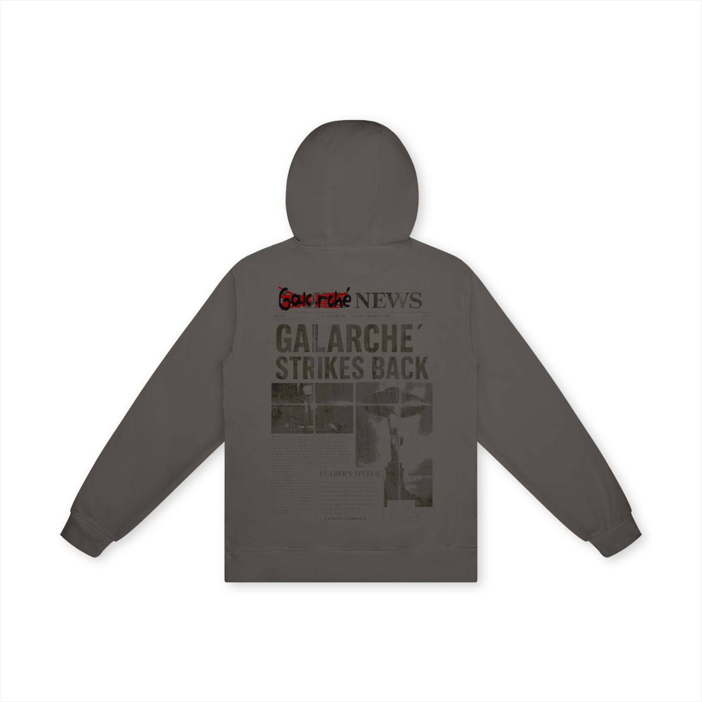 Galarche News Cotton Hoodie