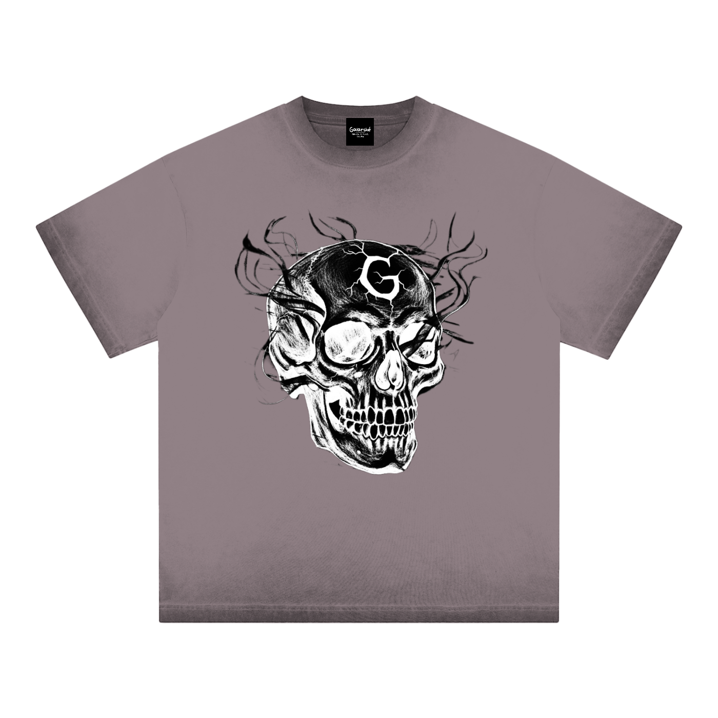 Galarche Skull Loose Cotton T-Shirt