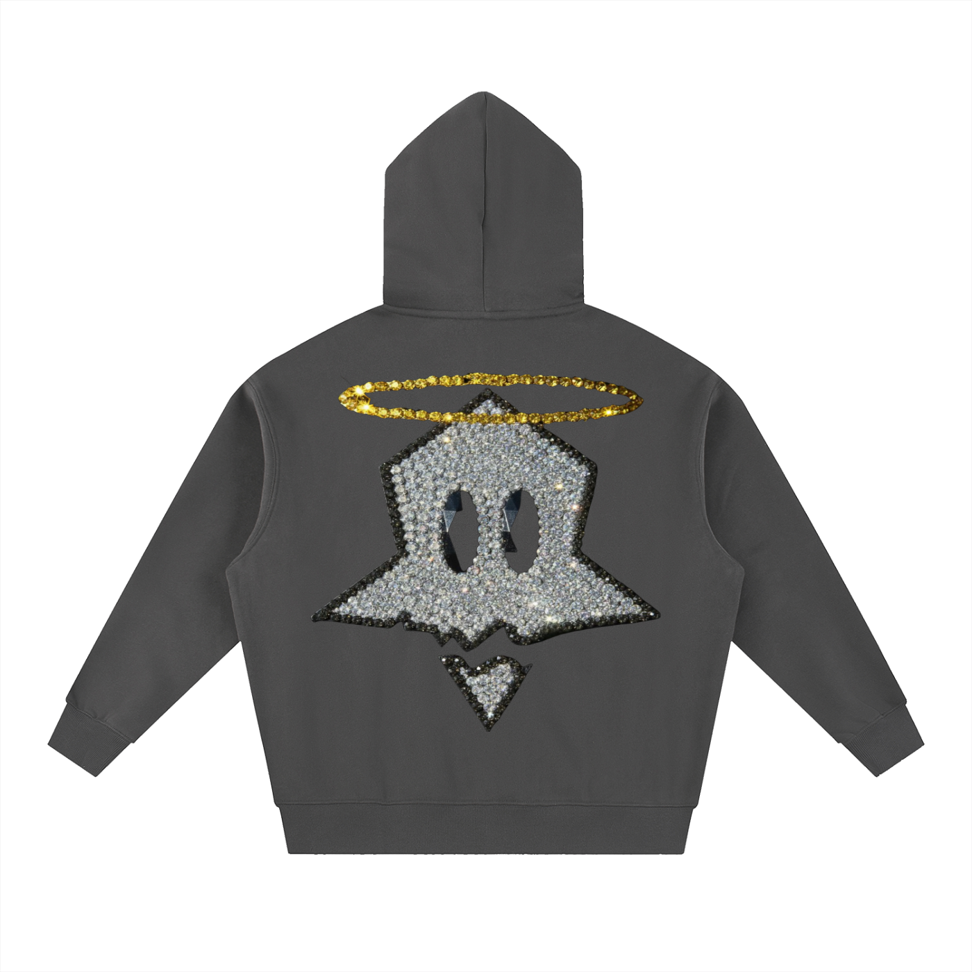 Galarche Dead Star Oversized Boxy Fit Fleece Hoodie