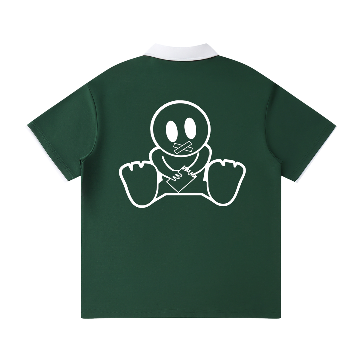 BagBabyXGalarche Contrast Collar Raglan Polo Shirt
