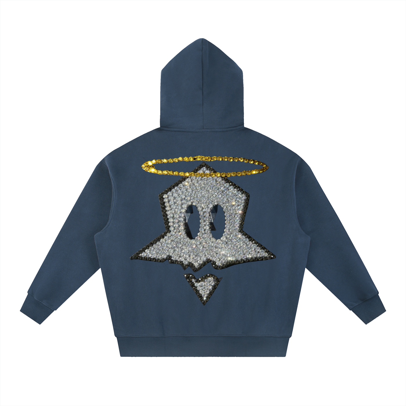 Galarche Dead Star Oversized Boxy Fit Fleece Hoodie