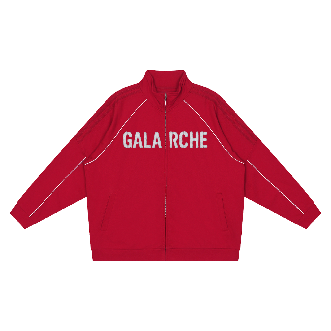 Galarche Reflection Striped Raglan Sleeve  Jacket
