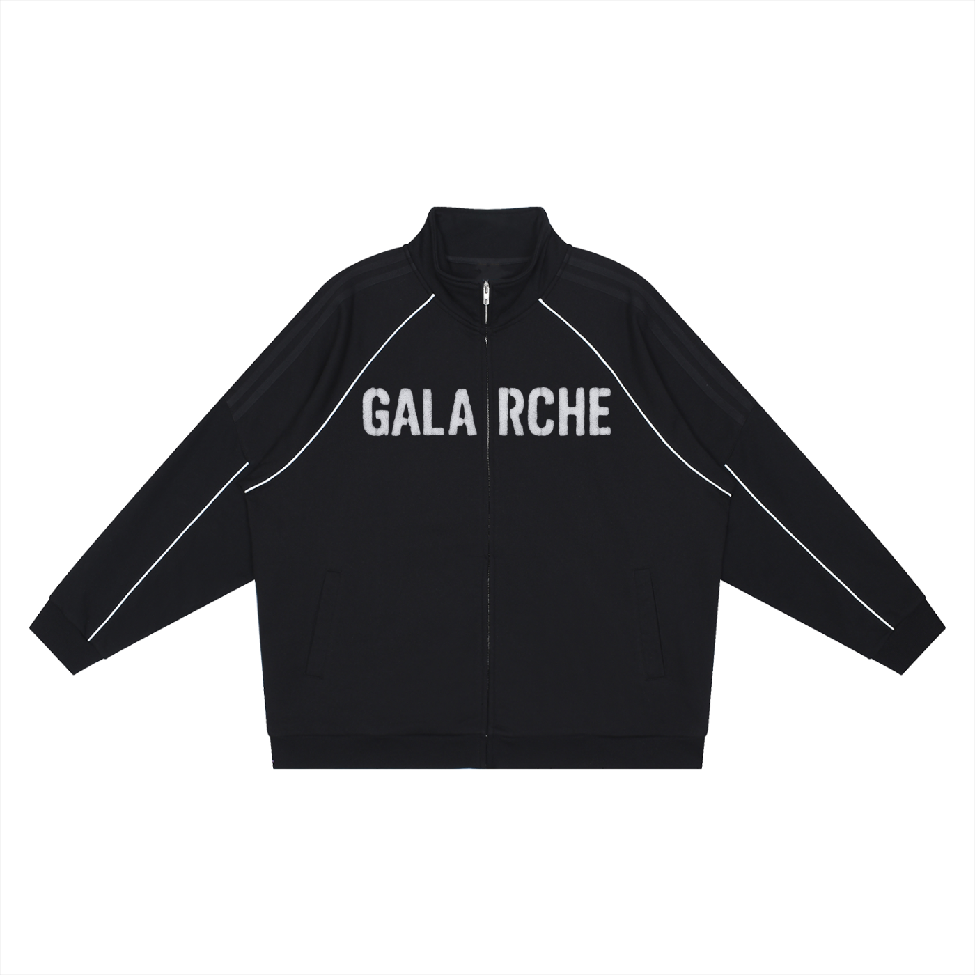 Galarche Reflection Striped Raglan Sleeve  Jacket