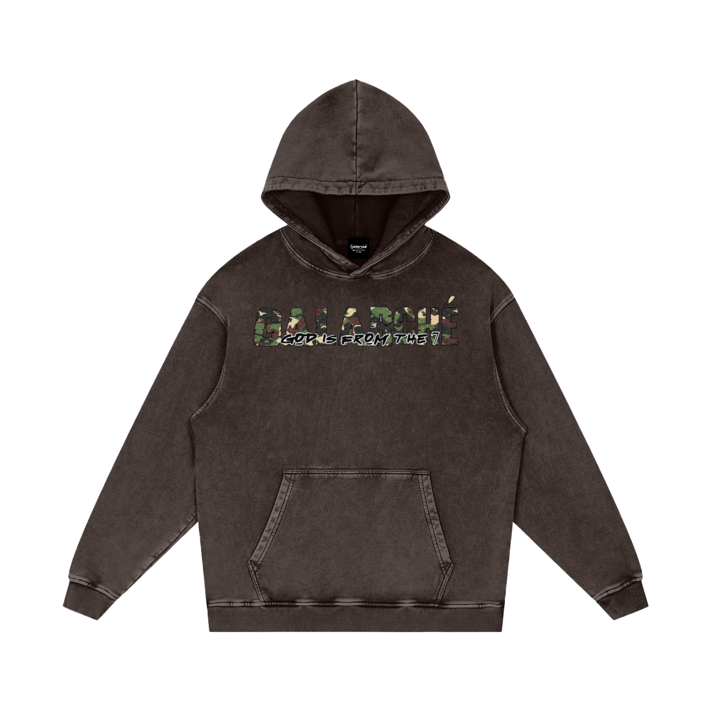 Classic Galarche Camouflage Loose Cotton Hoodie